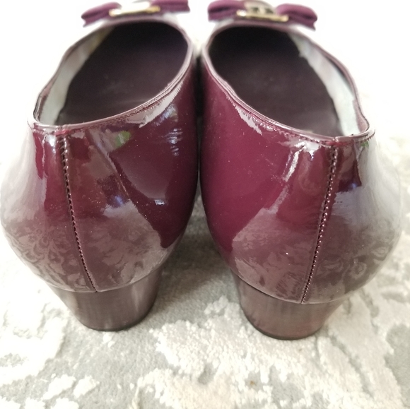 Salvatore Ferragamo Burgundy Heels - Picture 6 of 7